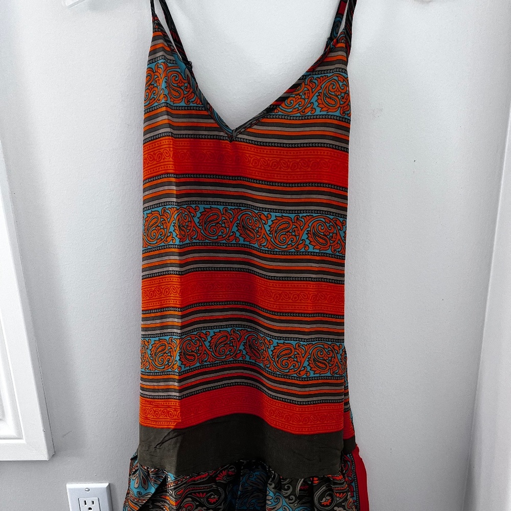 NEW 'Guru For Life' Silk Dress - Size M/L (Fits 8-10)